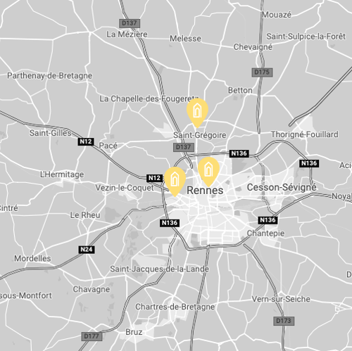 MAP RENNES